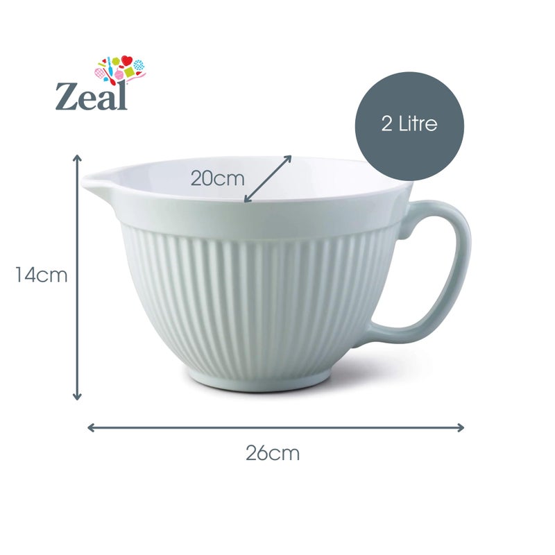 Zeal Mixing Bowl/Batter Jug, Sage Green - Image 5